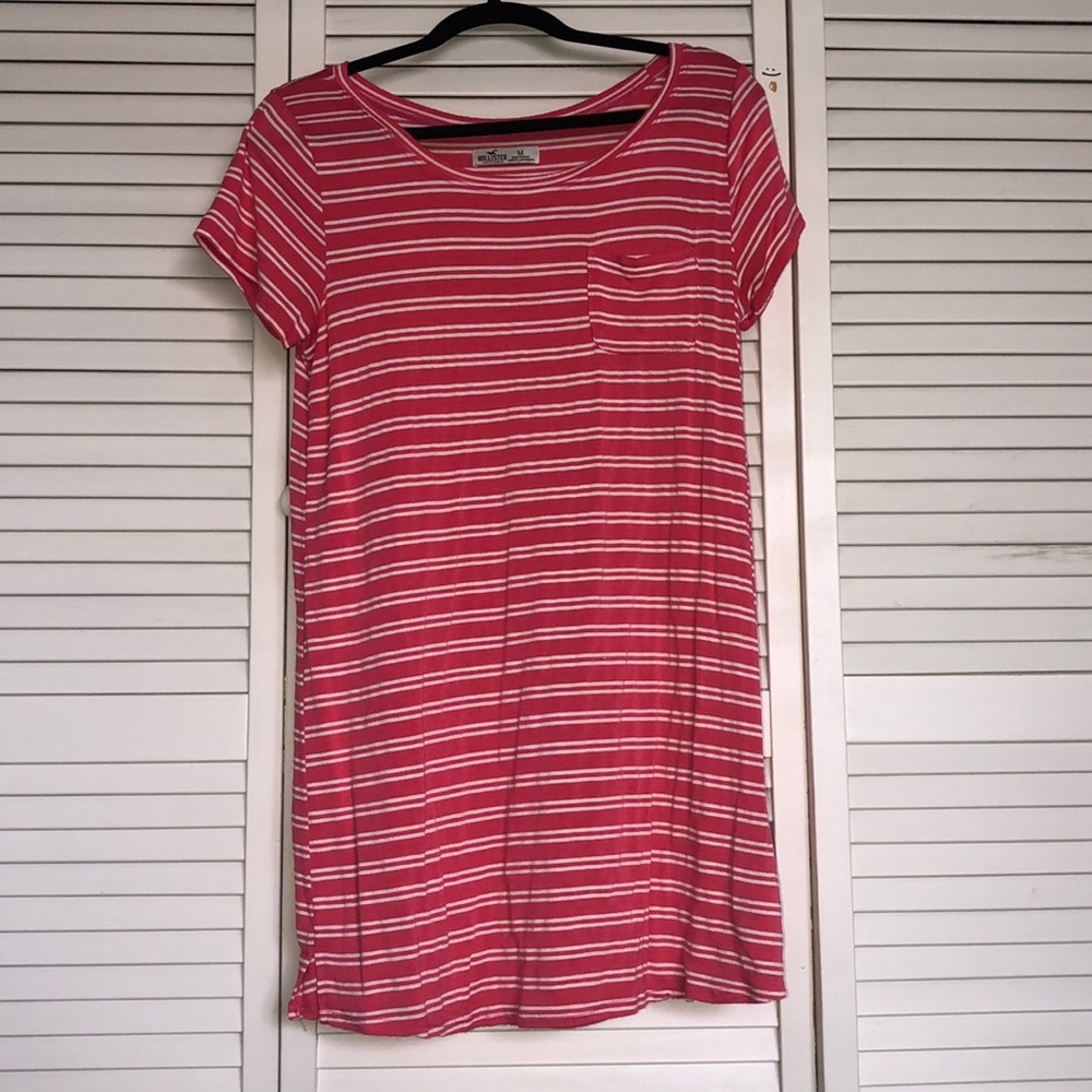 Pink Striped Dress
